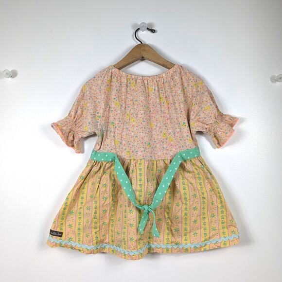 Matilda Jane Top Girls Size 10 Yellow Floral - Picture 2 of 7